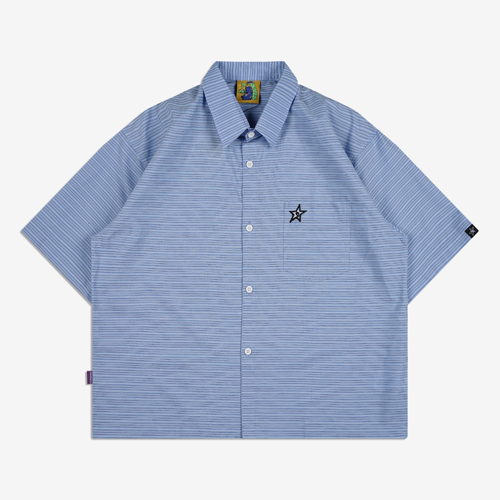 TRACKLINE PLAID SHIRT LIGHT BLUE