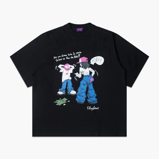 Image of DOSEE POSEE BOXY TEE BLACK