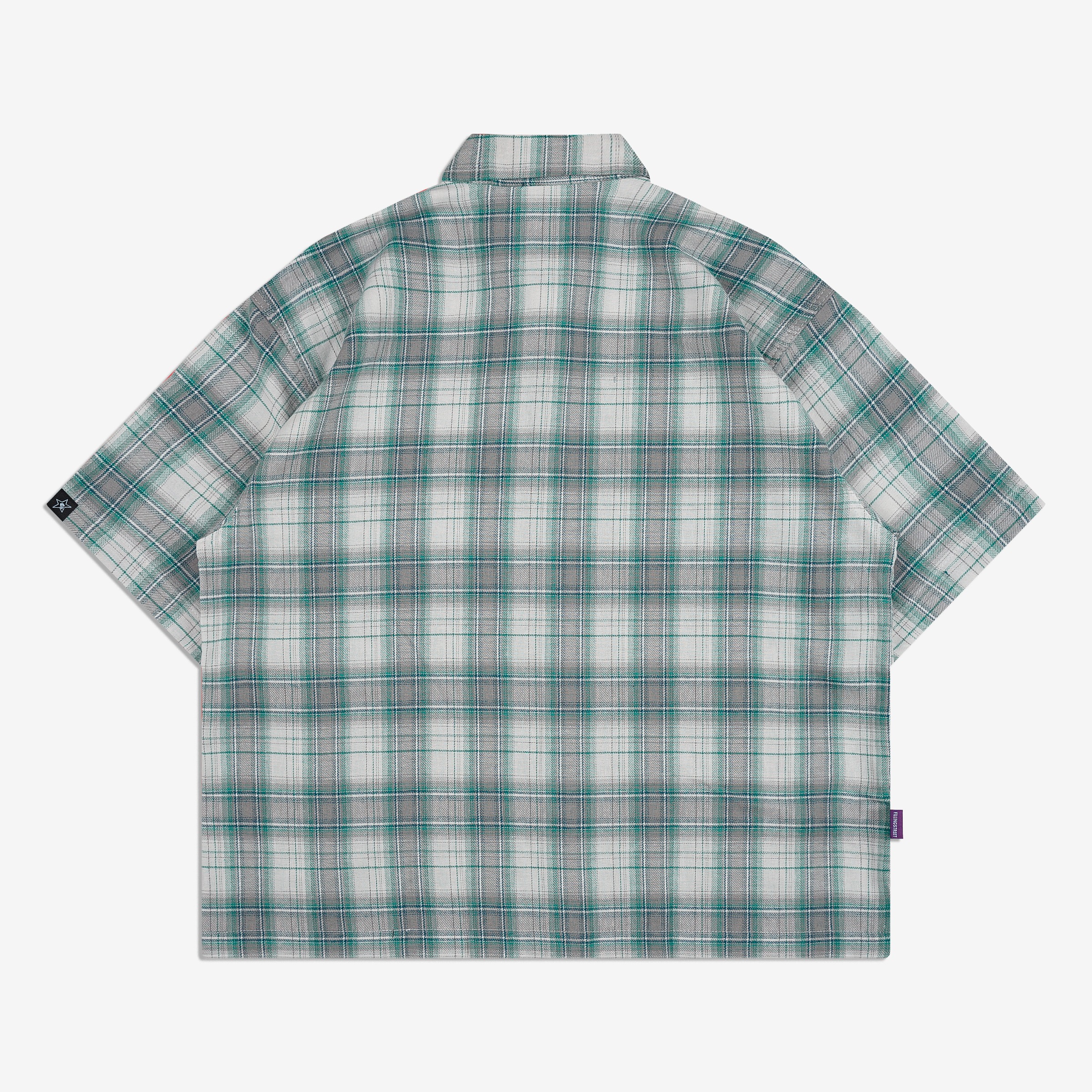 GRIDLOCK PLAID SHIRT LIGHT GREY