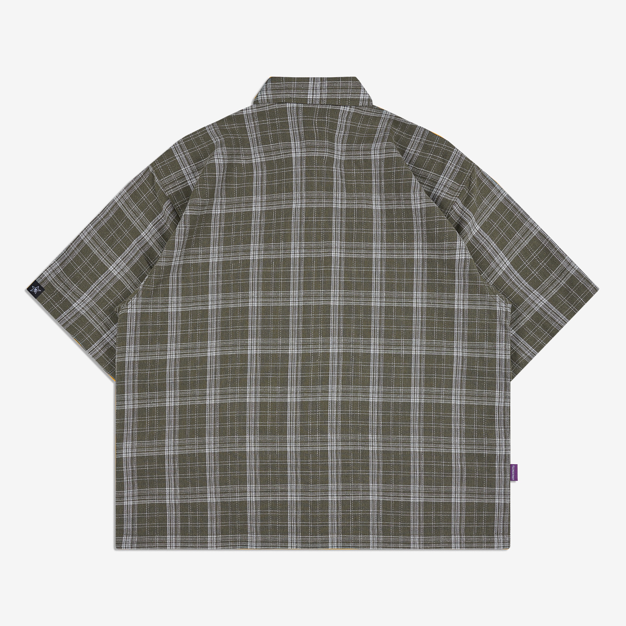 GRIDLOCK PLAID SHIRT OLIVE