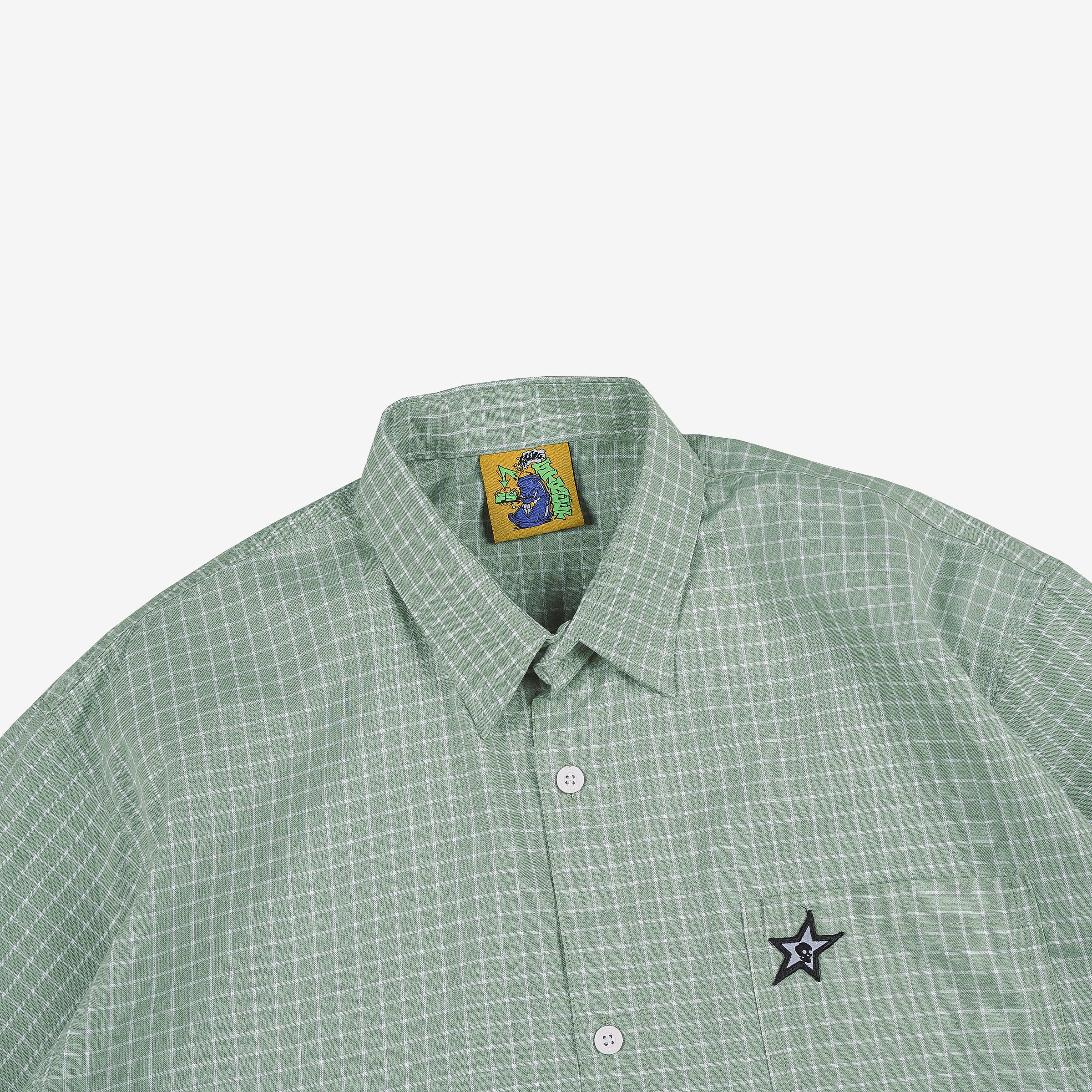 DISTRICT PLAID SHIRT SAGE