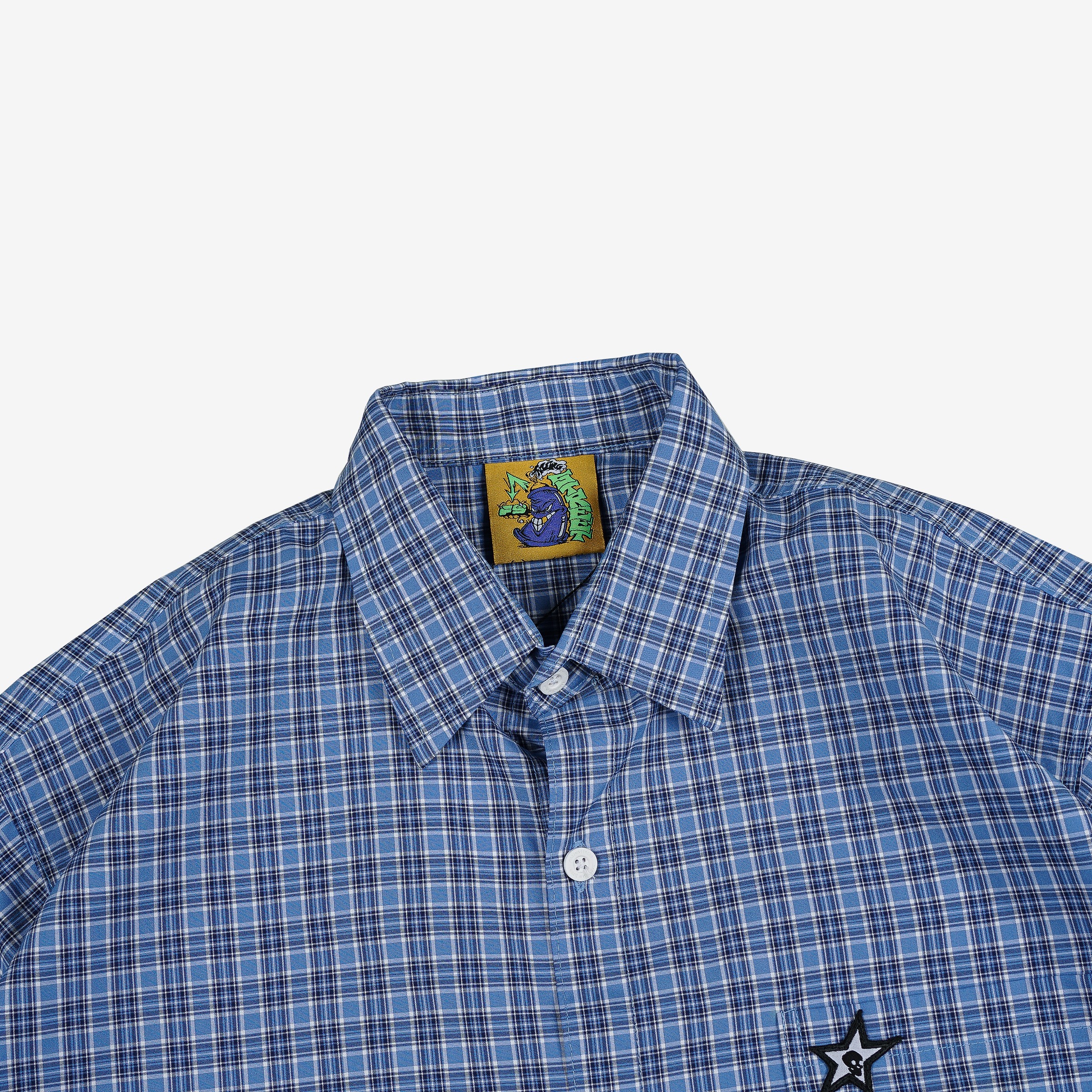 JUNCTION PLAID SHIRT BLUE