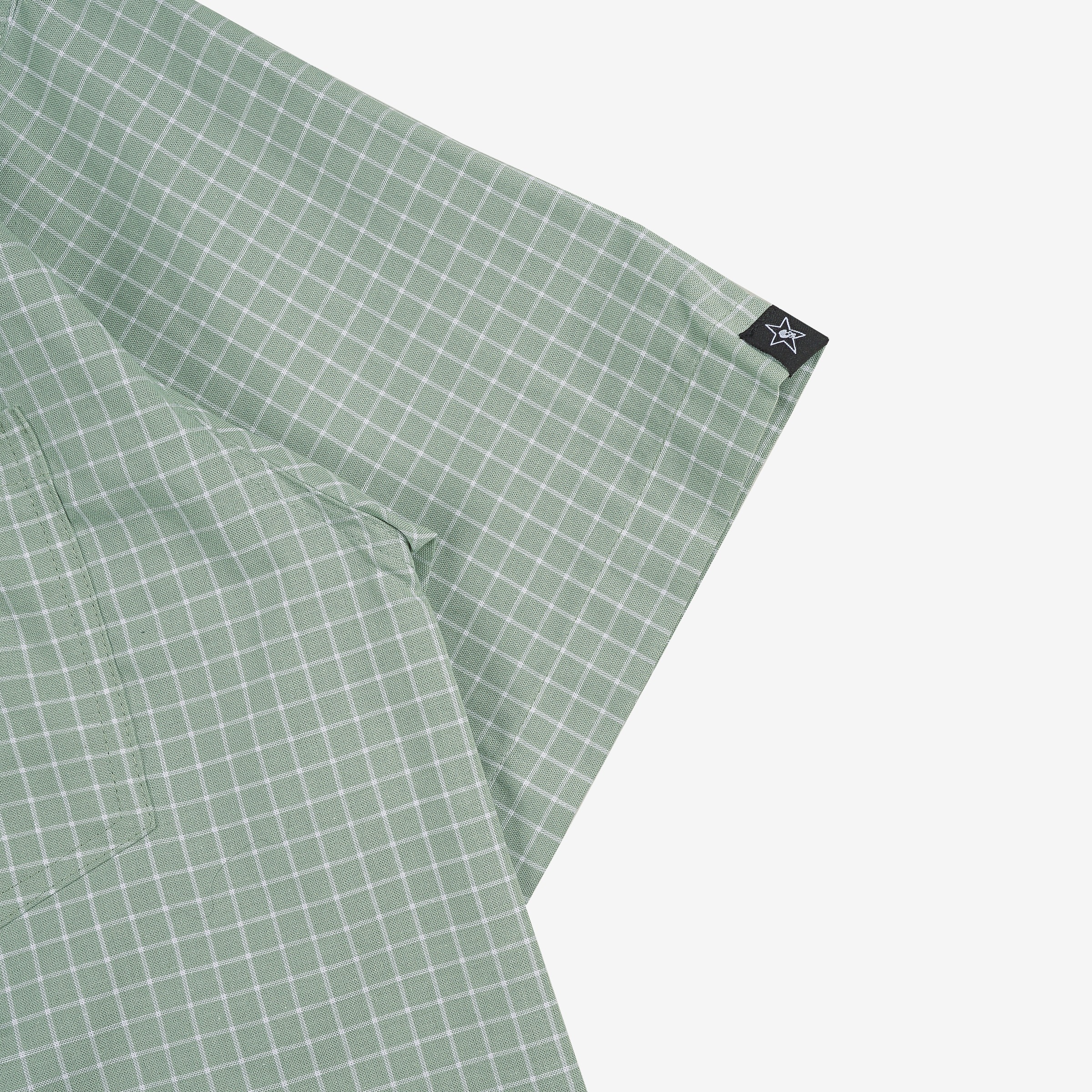 DISTRICT PLAID SHIRT SAGE