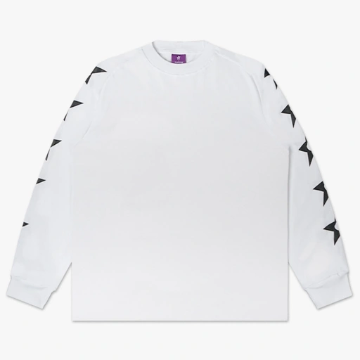 Image of Long Sleeve Reglan Fillingstreet - Astrella White