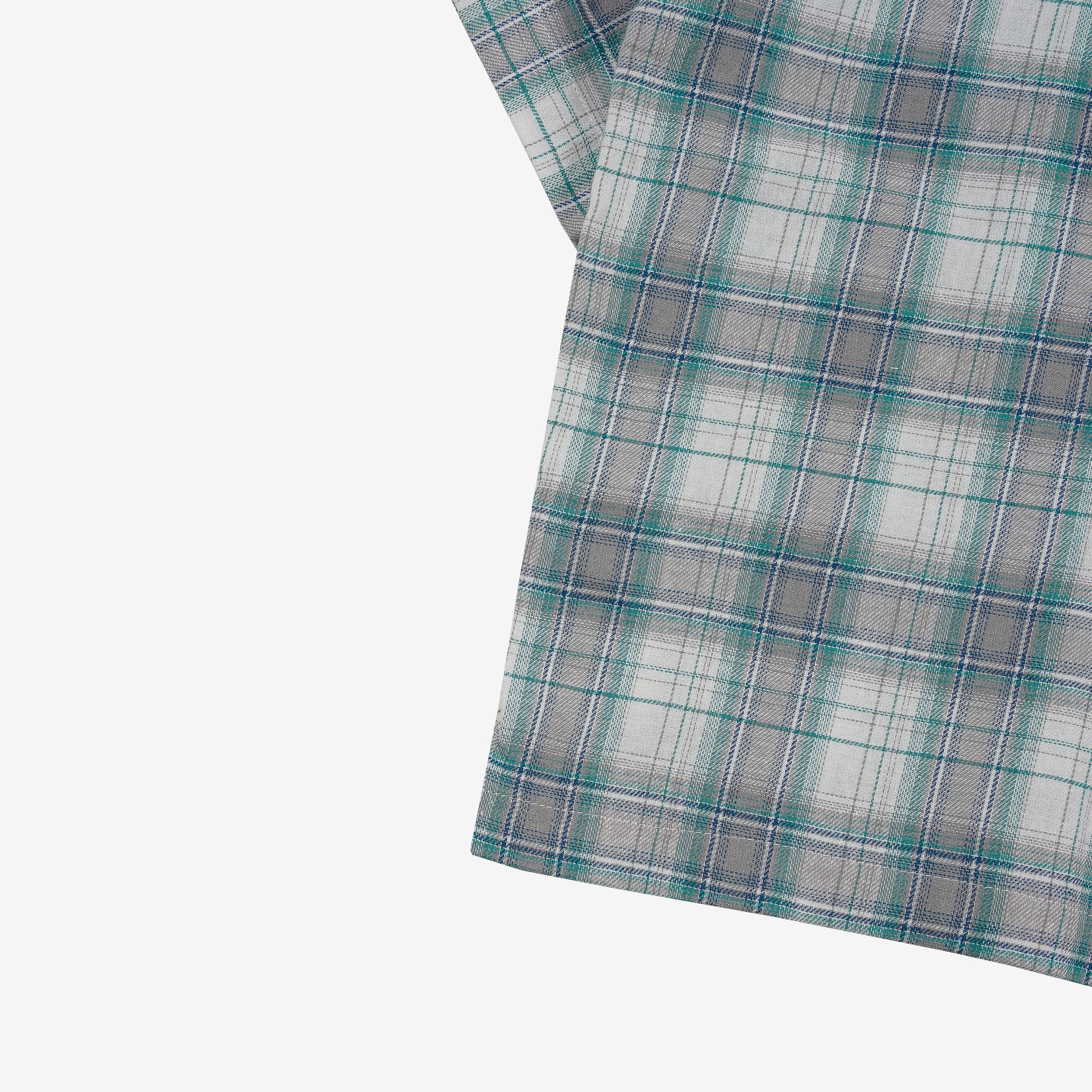 GRIDLOCK PLAID SHIRT LIGHT GREY