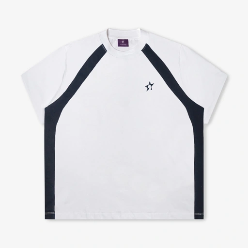 Image of BORDERLINE FITTED TEE WHITE