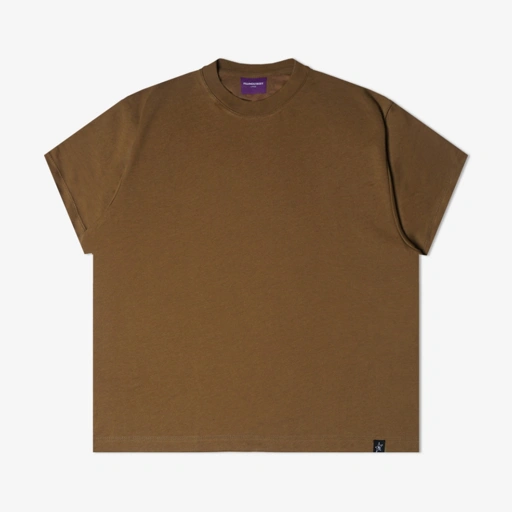 Image of ESSENTIAL FITTED TEE BROWN
