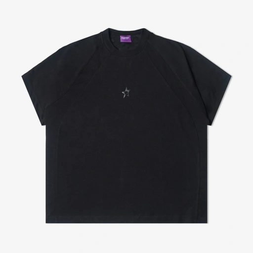 Image of FRONTIER FITTED TEE BLACK