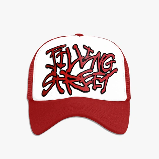Image of Trucker Hat Fillingstreet - Tagging Red
