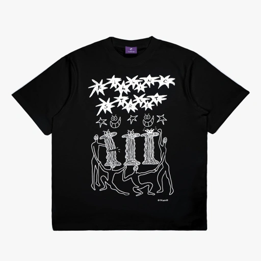 Image of Fillingstreet x Sloppy - T-shirt - Herefine Black