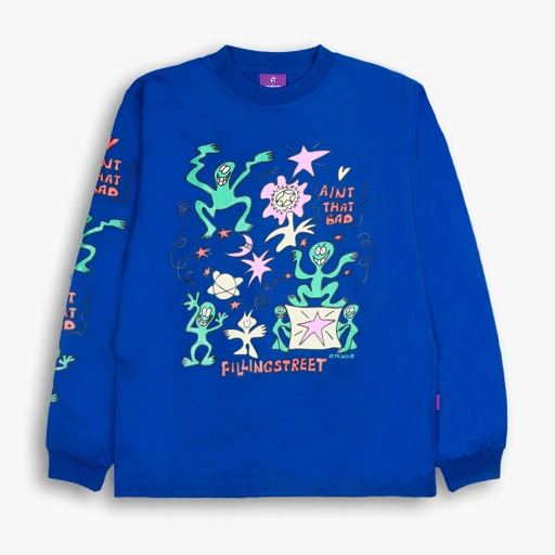 Image of Fillingstreet x Sloppy - Longsleeve - My Weird Blue