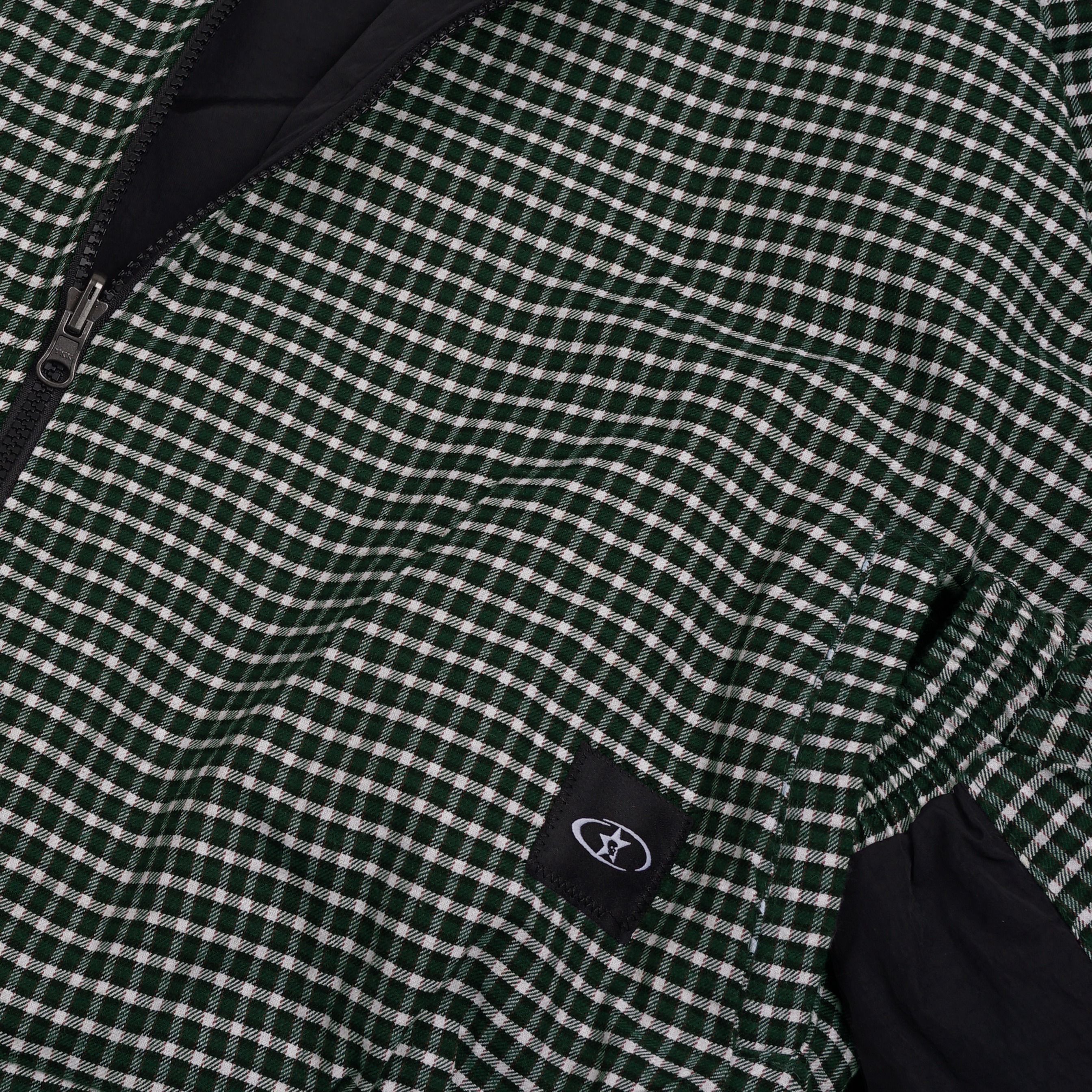 CAMDEN REVERSIBLE PLAID TRACKSUIT JACKET GREEN