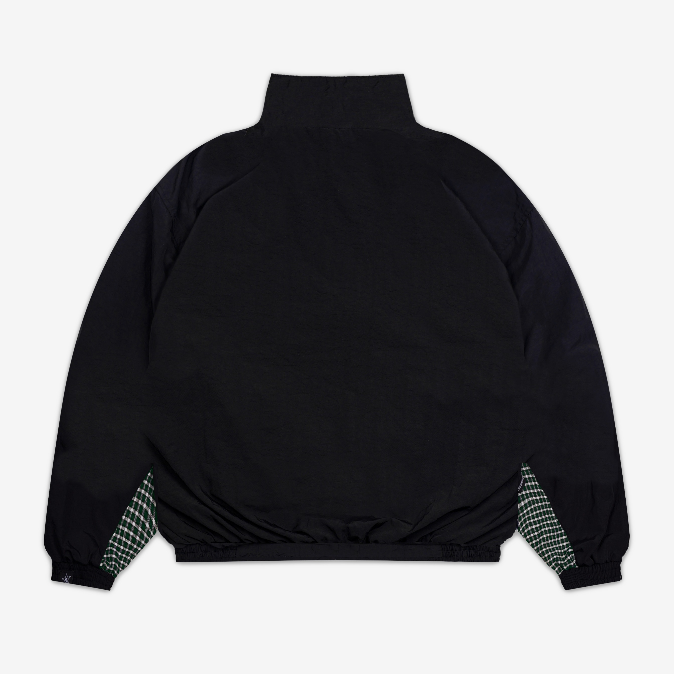 CAMDEN REVERSIBLE PLAID TRACKSUIT JACKET GREEN