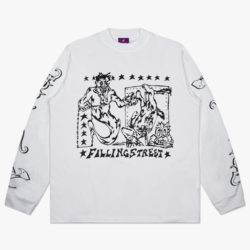 Image of GRAFF LONG SLEEVE WHITE
