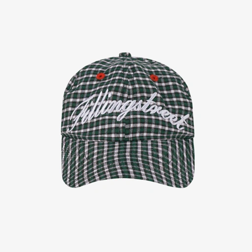 Image of CAMDEN PLAID CAP GREEN