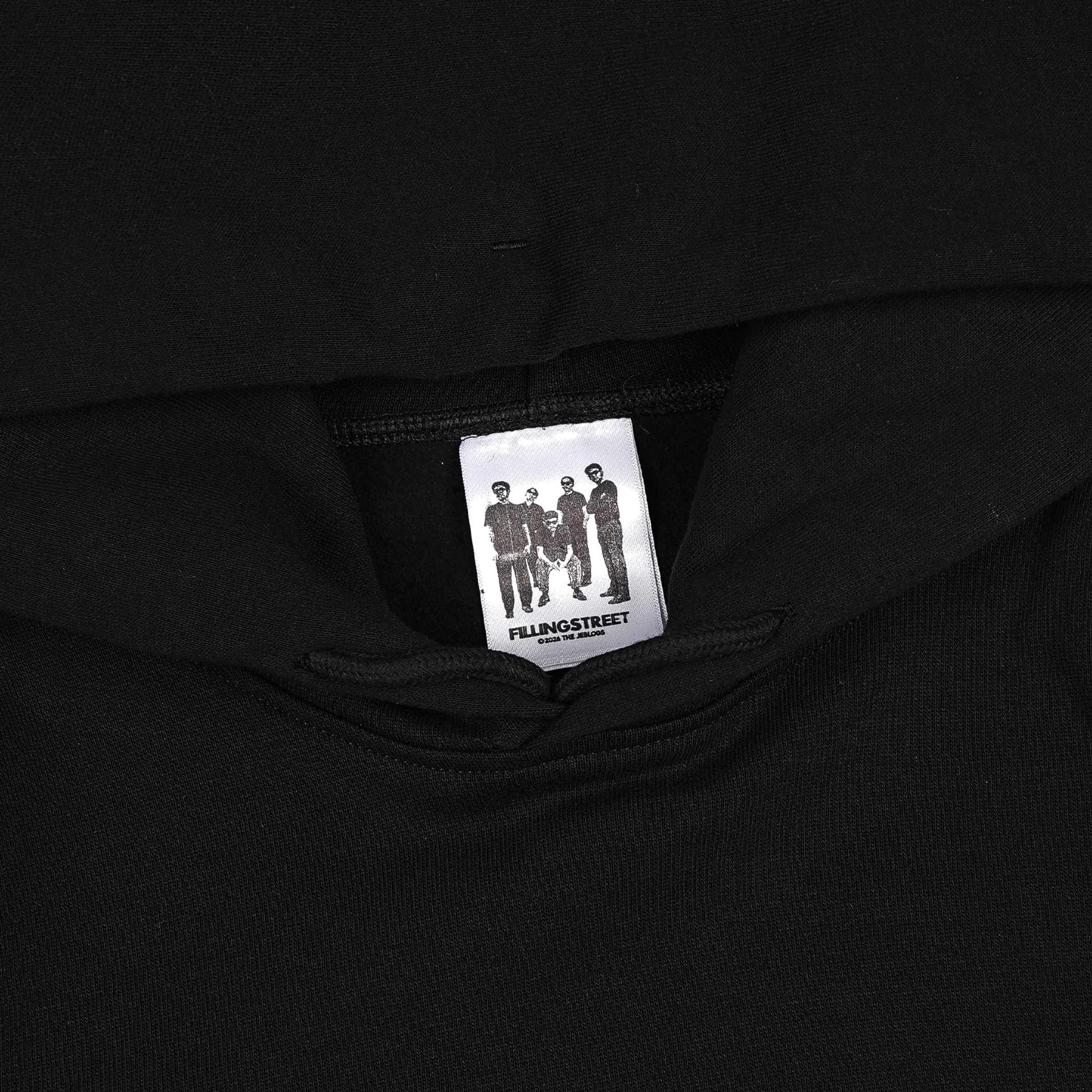 FILLINGSTREET X THE JEBLOGS FOREVER HOODIE BLACK
