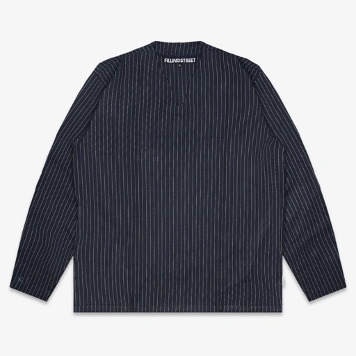 Image of RAMA LONG SLEEVE KOKO SHIRT NAVY