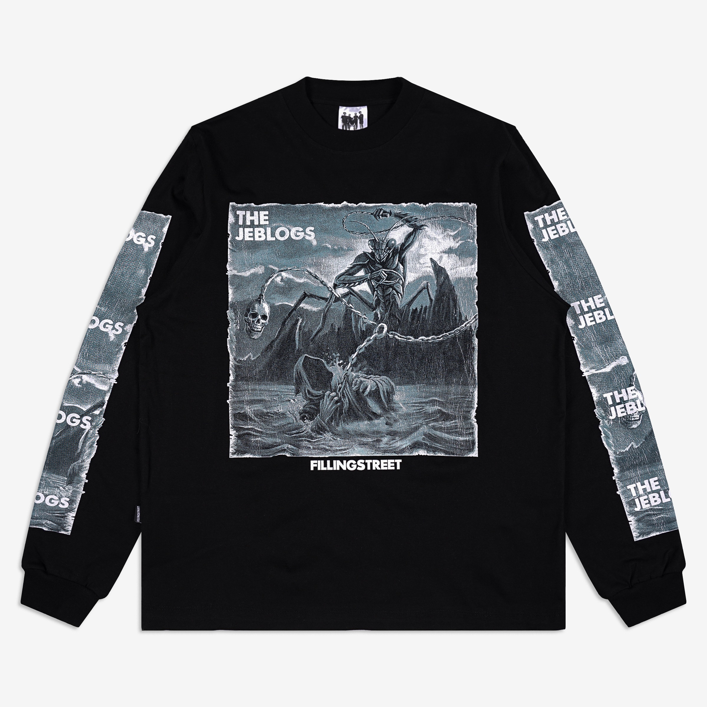 FILLINGSTREET X THE JEBLOGS LEMBAH LONG SLEEVE BLACK
