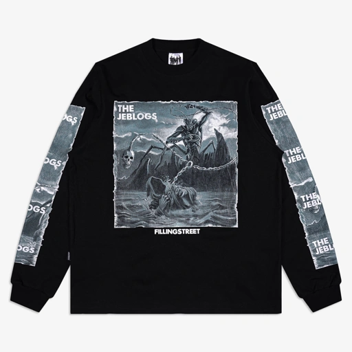 FILLINGSTREET X THE JEBLOGS LEMBAH LONG SLEEVE BLACK