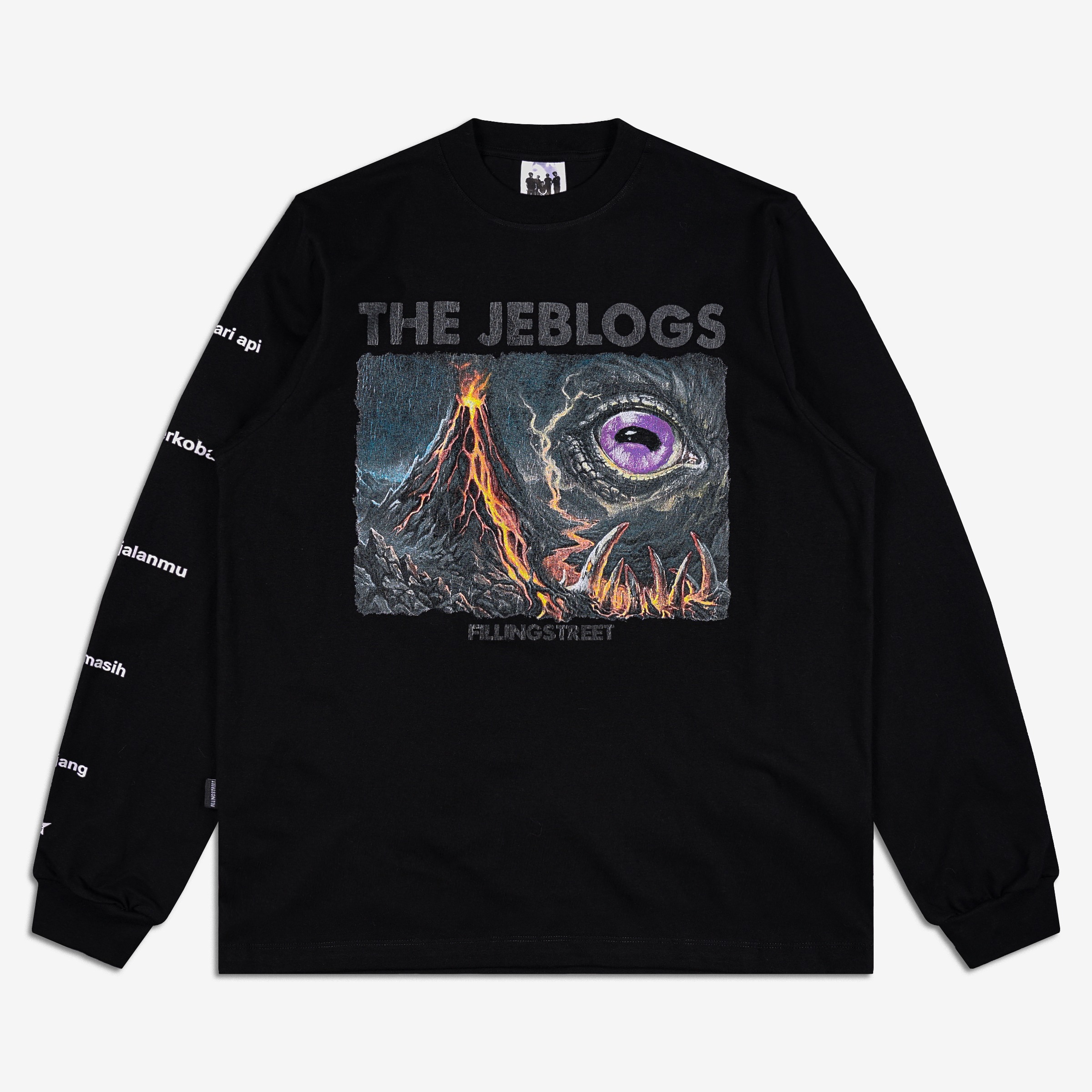 FILLINGSTREET X THE JEBLOGS PURBA LONG SLEEVE BLACK