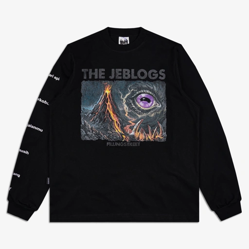 FILLINGSTREET X THE JEBLOGS PURBA LONG SLEEVE BLACK
