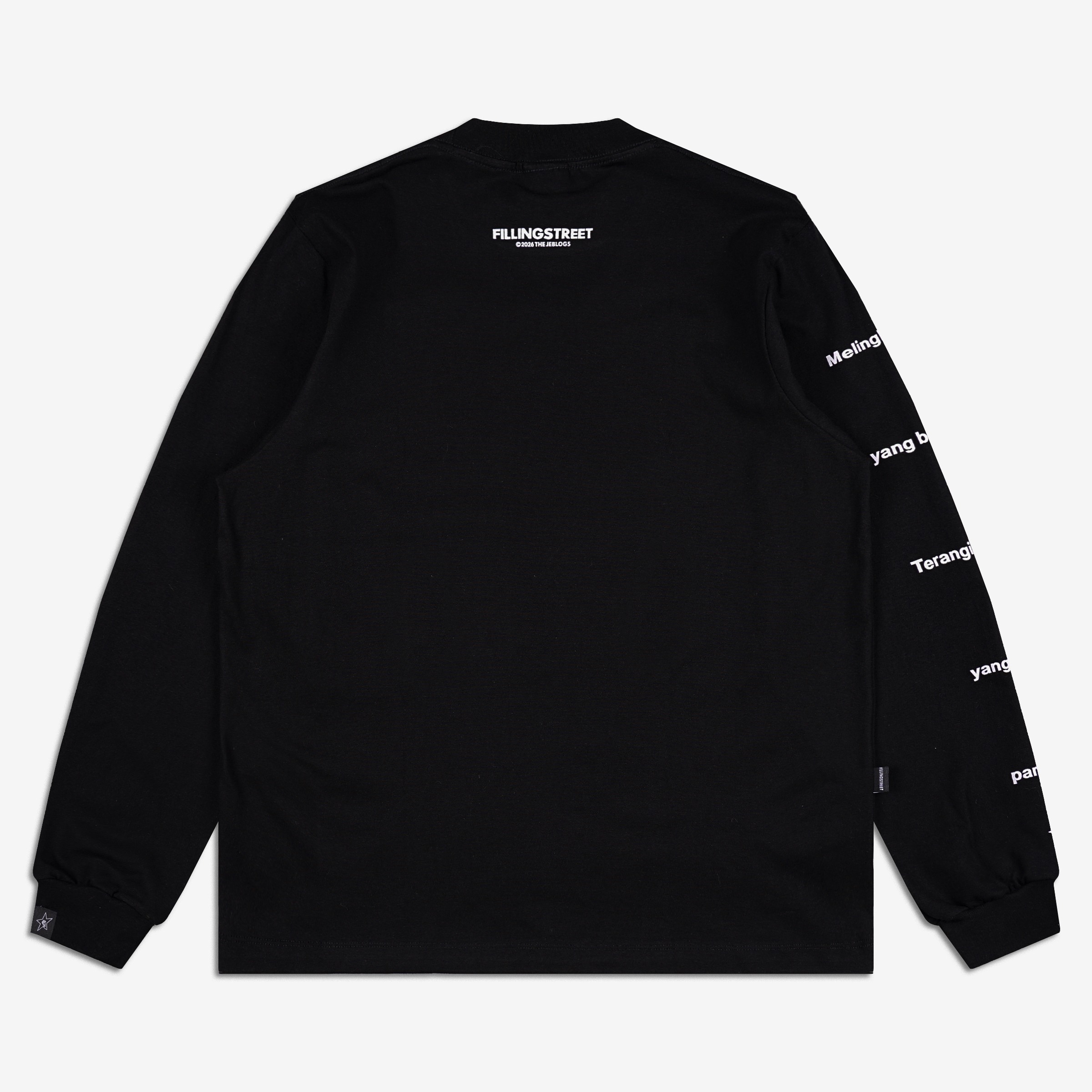 FILLINGSTREET X THE JEBLOGS PURBA LONG SLEEVE BLACK