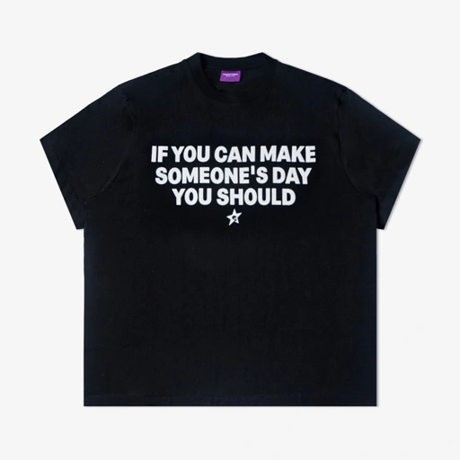 Image of MAKEZ FITTED TEE BLACK