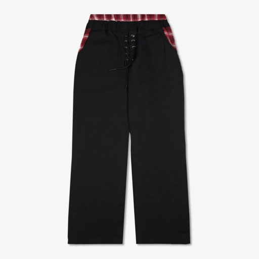 Image of VEIL FLARE SWEATPANTS BLACK