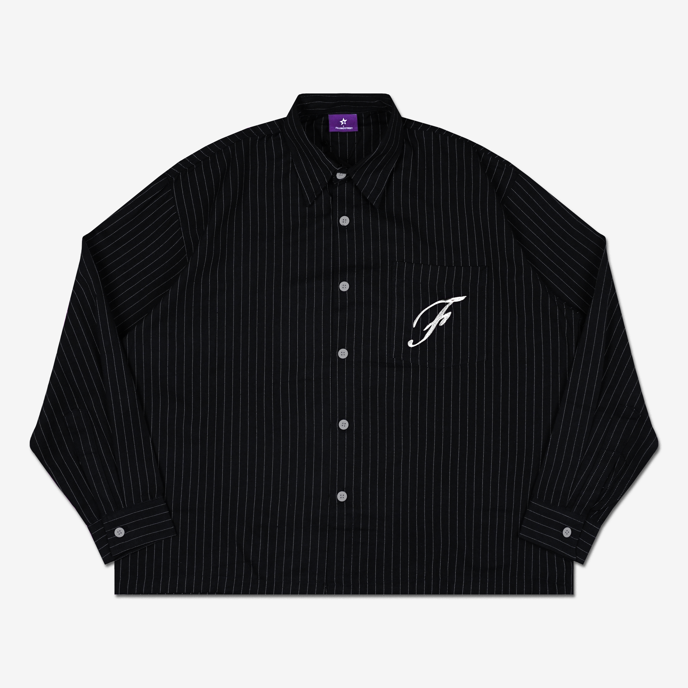 POPPA LONG SLEEVE SHIRT BLACK