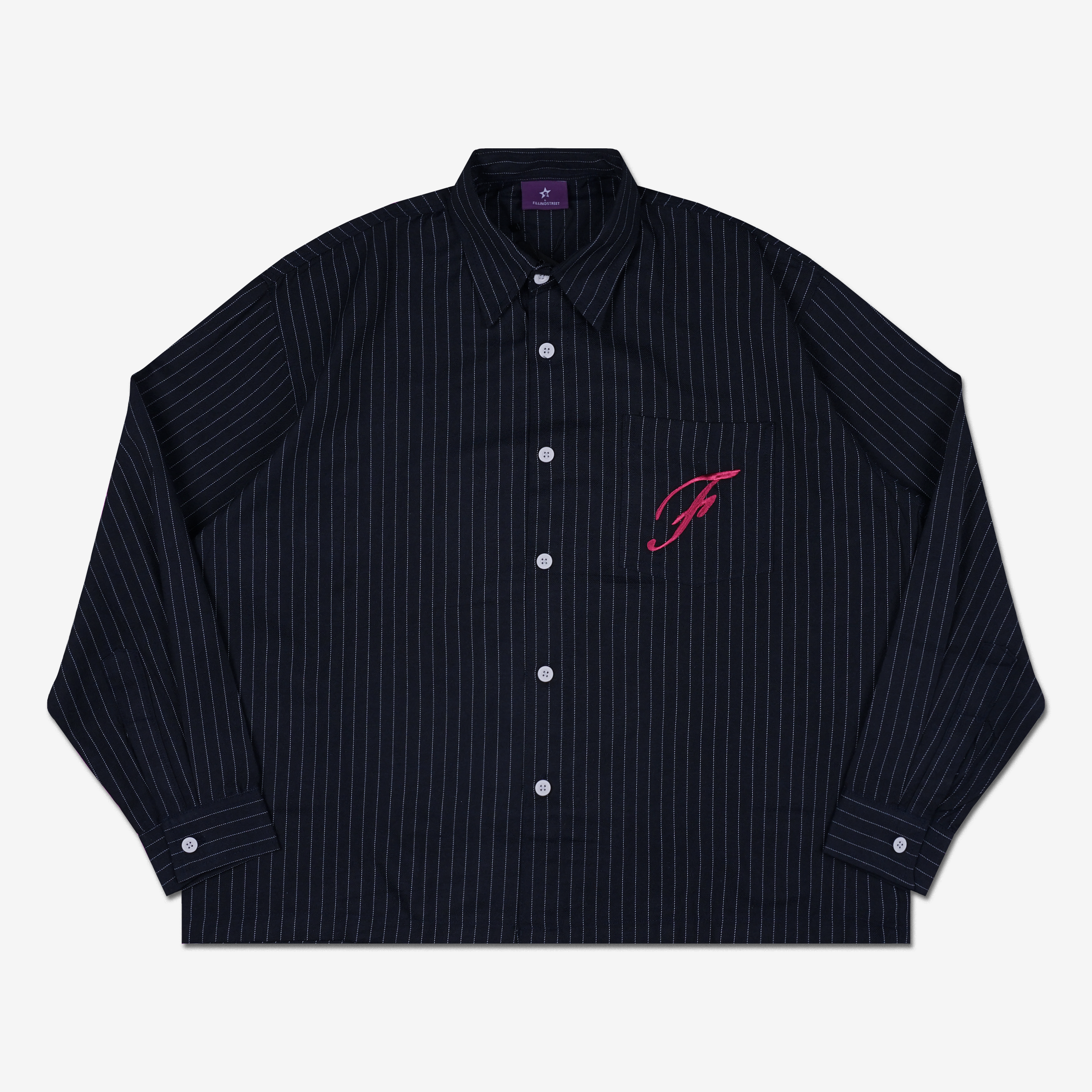 POPPA LONG SLEEVE SHIRT NAVY