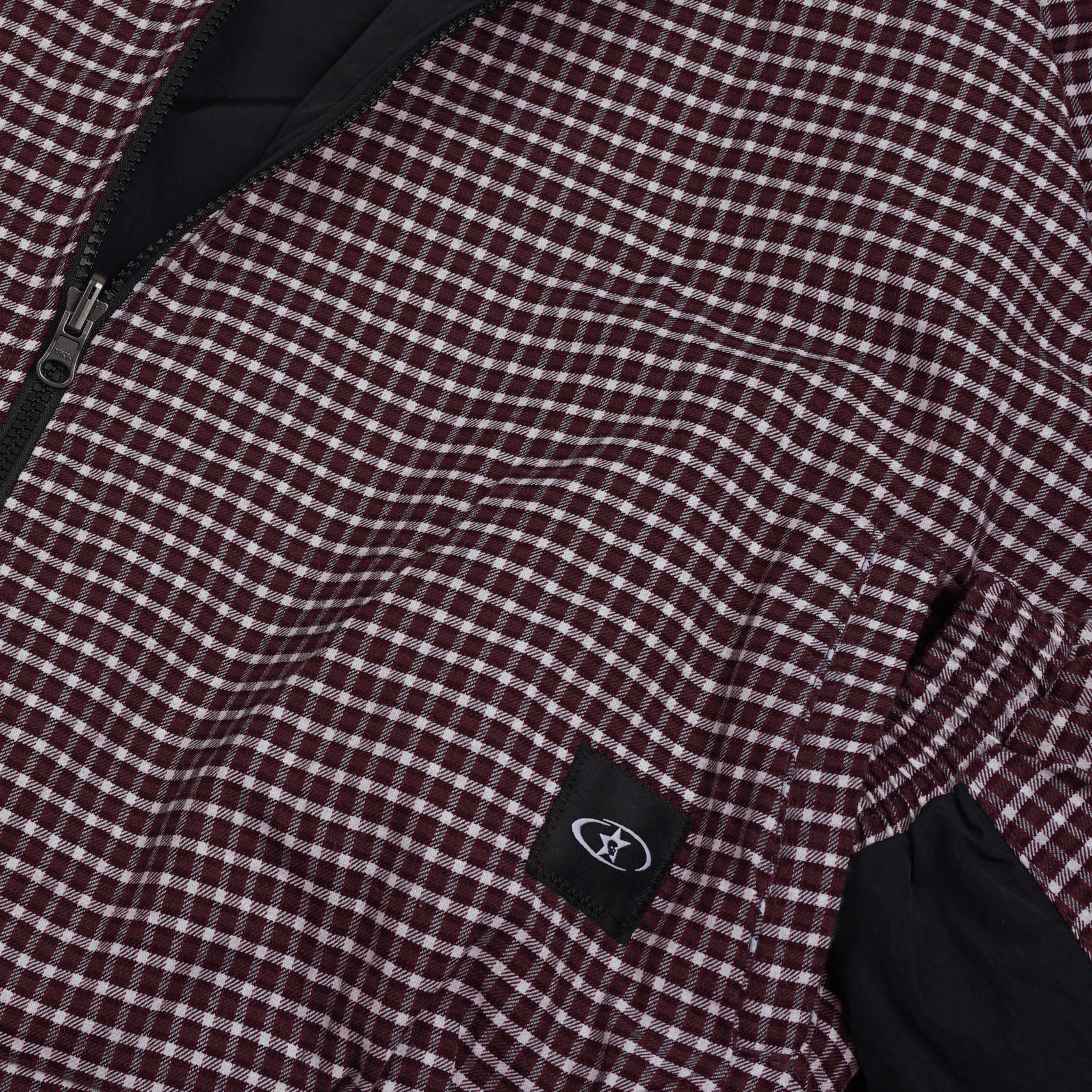 CAMDEN REVERSIBLE PLAID TRACKSUIT JACKET RED