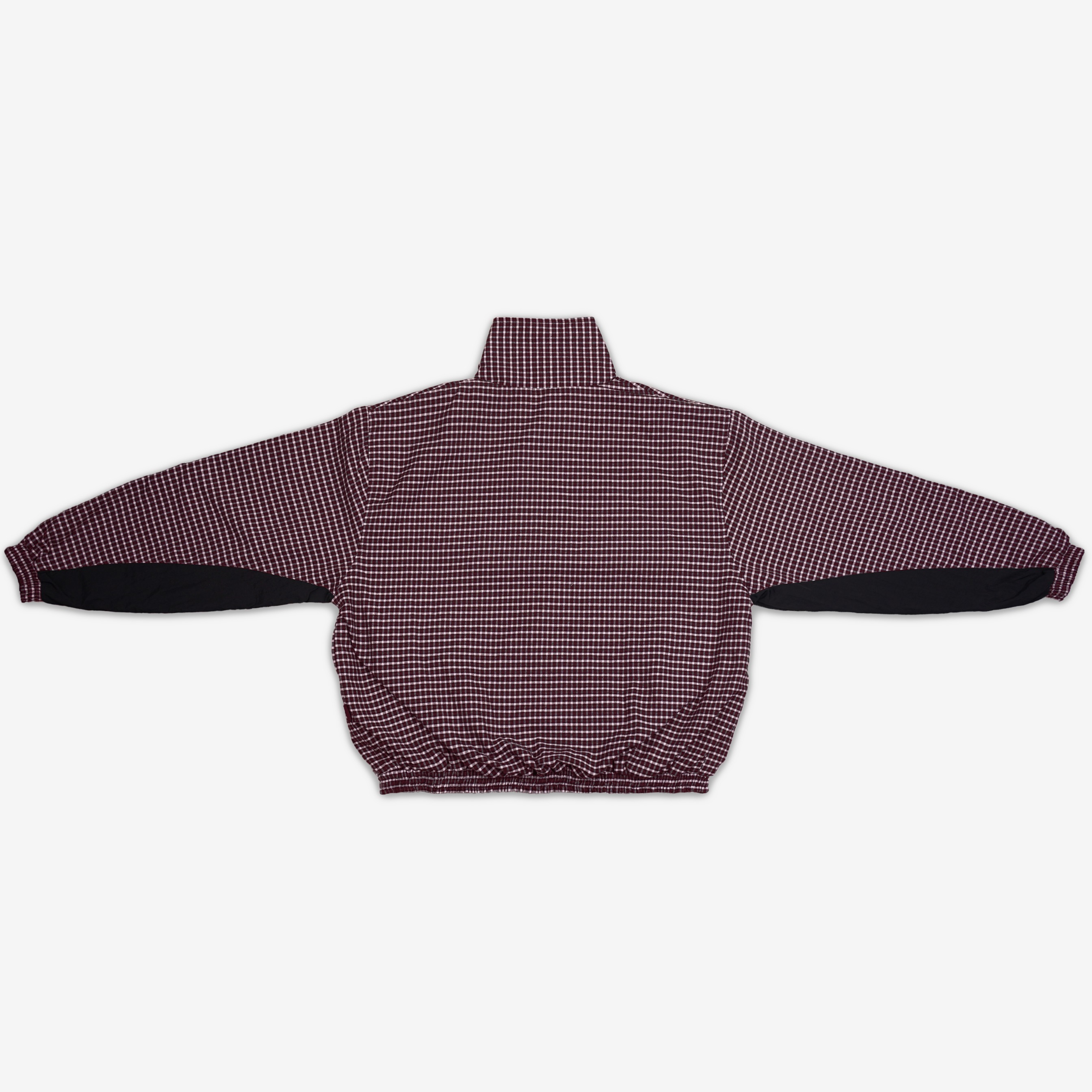 CAMDEN REVERSIBLE PLAID TRACKSUIT JACKET RED
