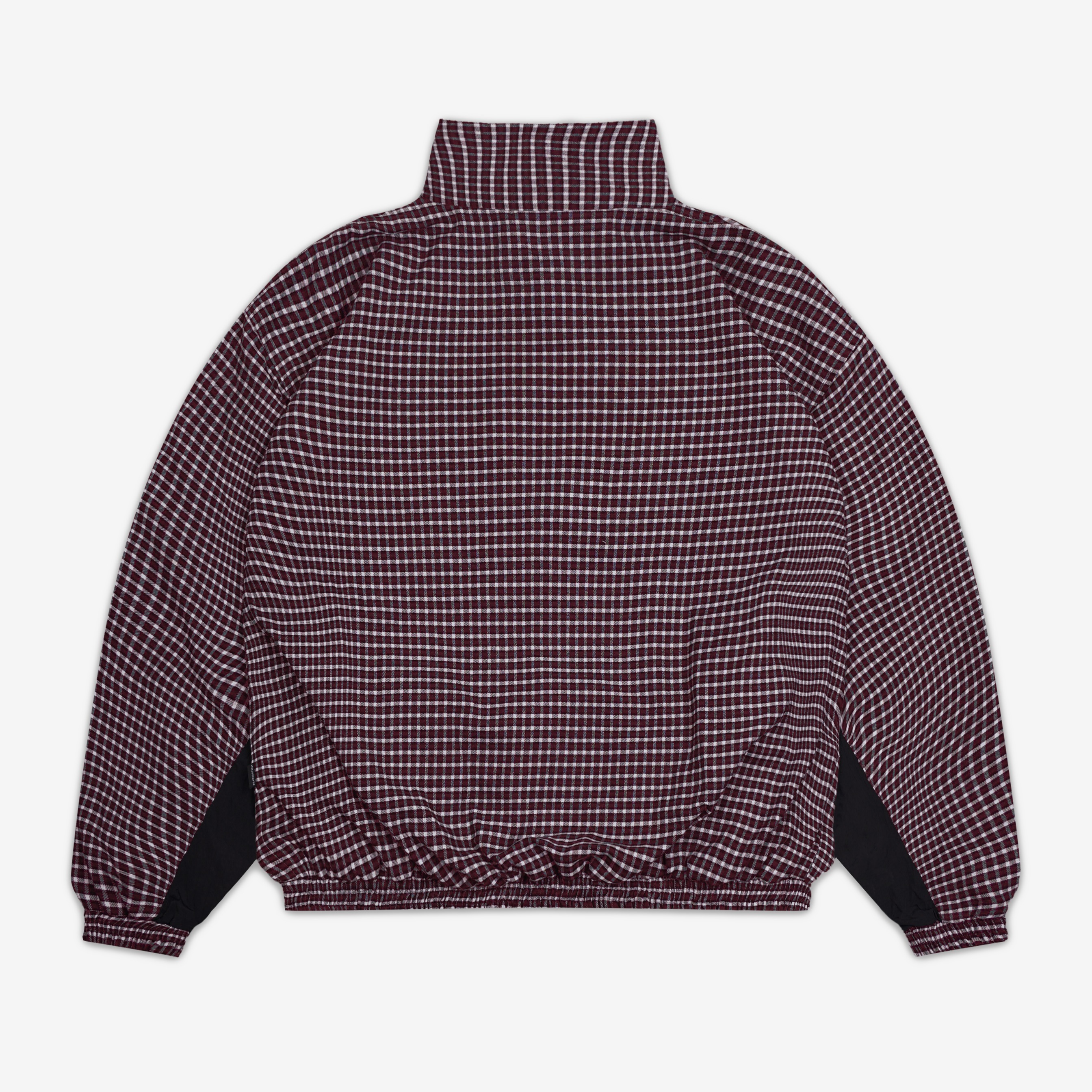 CAMDEN REVERSIBLE PLAID TRACKSUIT JACKET RED