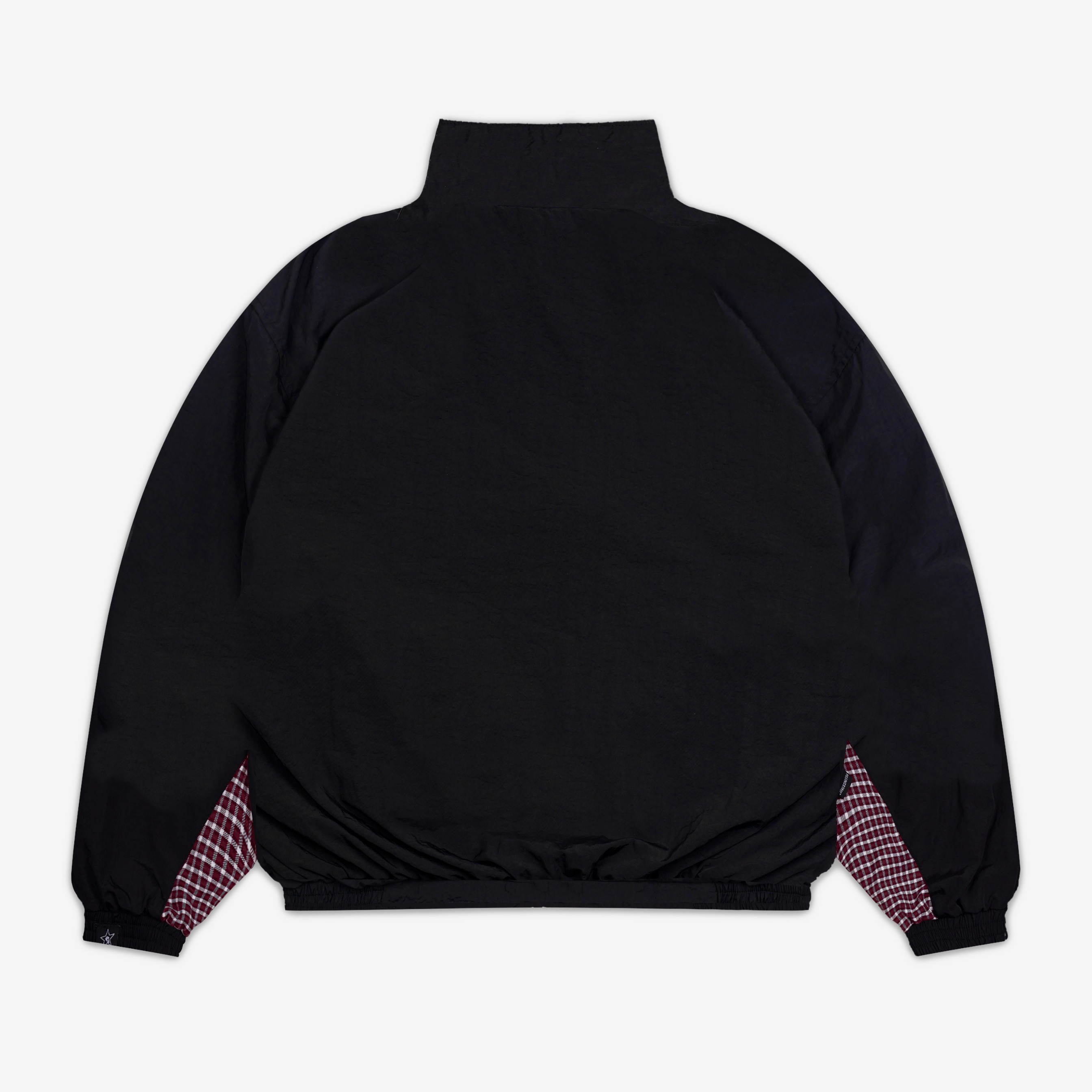 CAMDEN REVERSIBLE PLAID TRACKSUIT JACKET RED