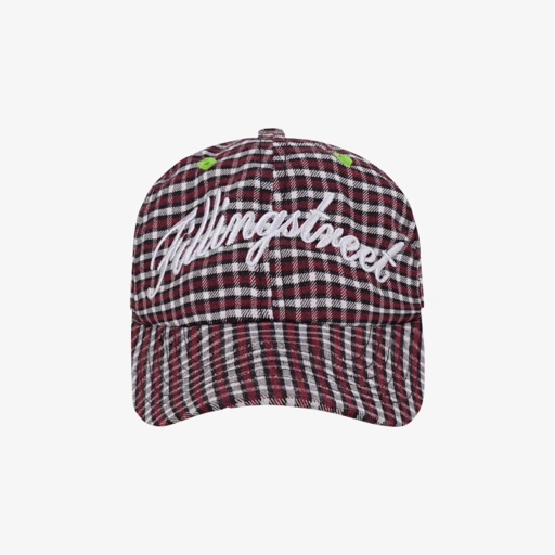 Image of CAMDEN PLAID CAP RED