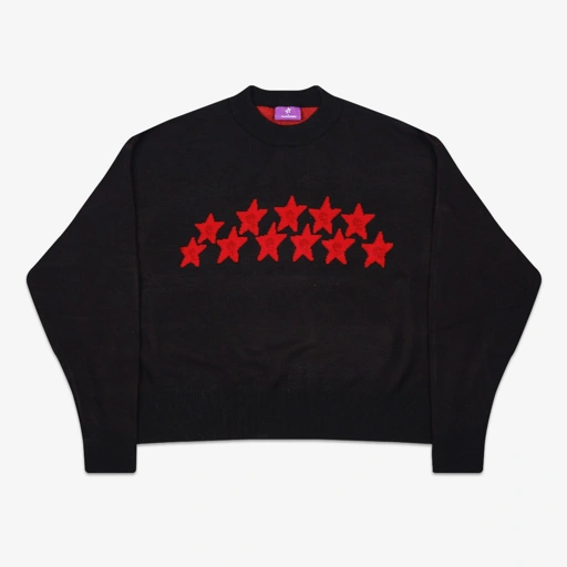 Image of LOCSTAR KNIT BLACK