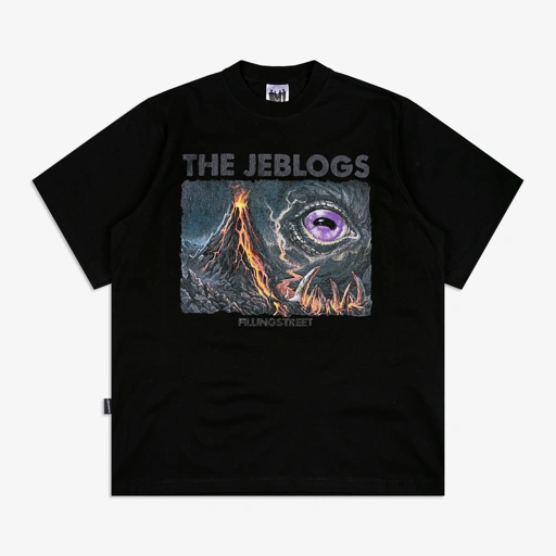 FILLINGSTREET X THE JEBLOGS PURBA TEE BLACK