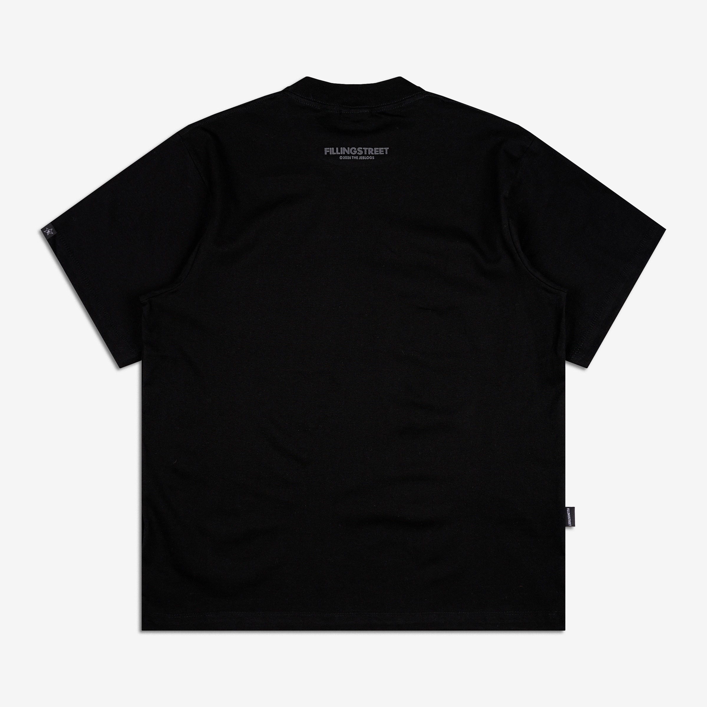 FILLINGSTREET X THE JEBLOGS PURBA TEE BLACK
