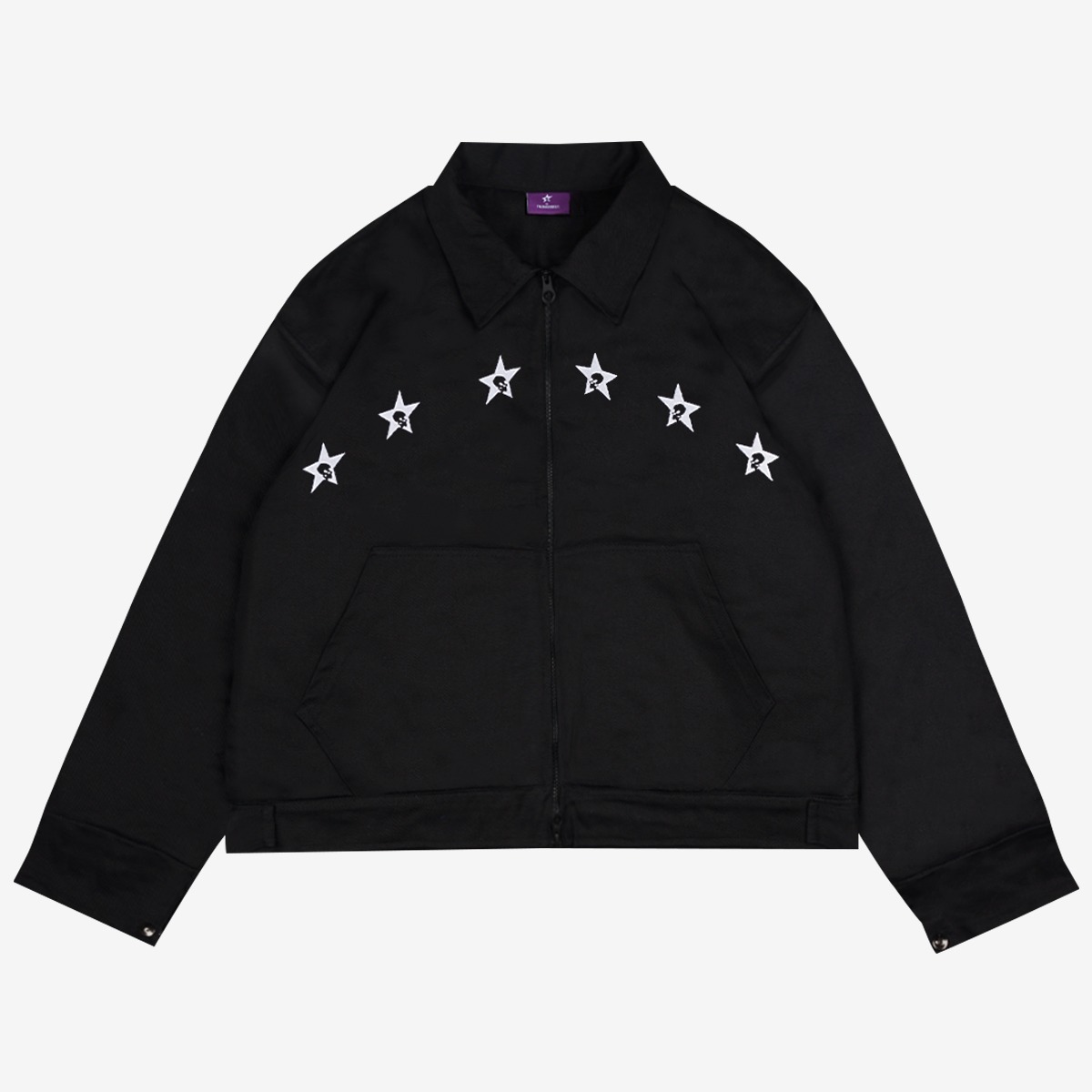 CRVSHLINE WORK JACKET BLACK