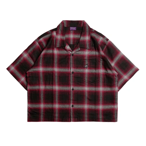 Image of Work Shirt Flannel Boxy Fillingstreet - Uniqaa