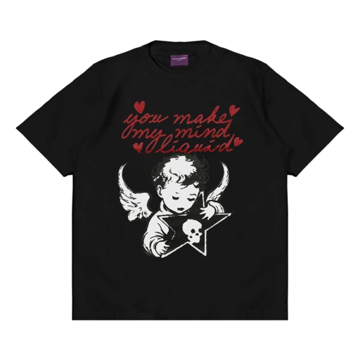 Image of T-shirt Fillingstreet - Fairy Black