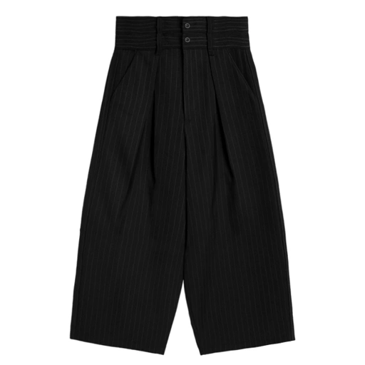 Image of Pleated Trouser Fillingstreet - Outta Black