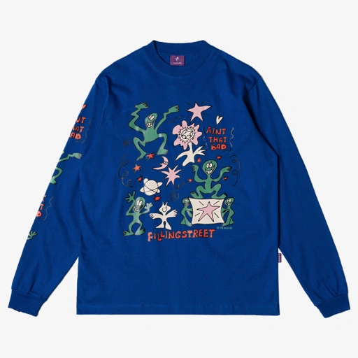 Image of Fillingstreet x Sloppy - Longsleeve - My Weird Blue