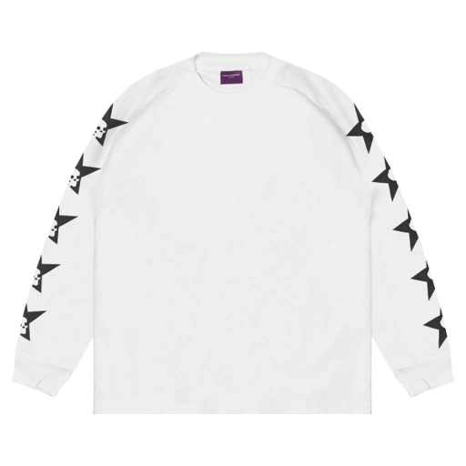 Image of Long Sleeve Reglan Fillingstreet - Astrella White