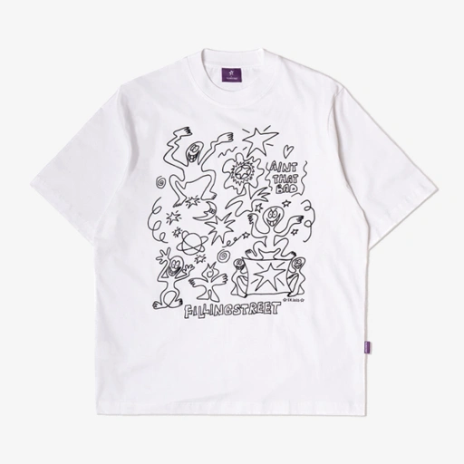Image of Fillingstreet x Sloppy - T-shirt - My Weird White