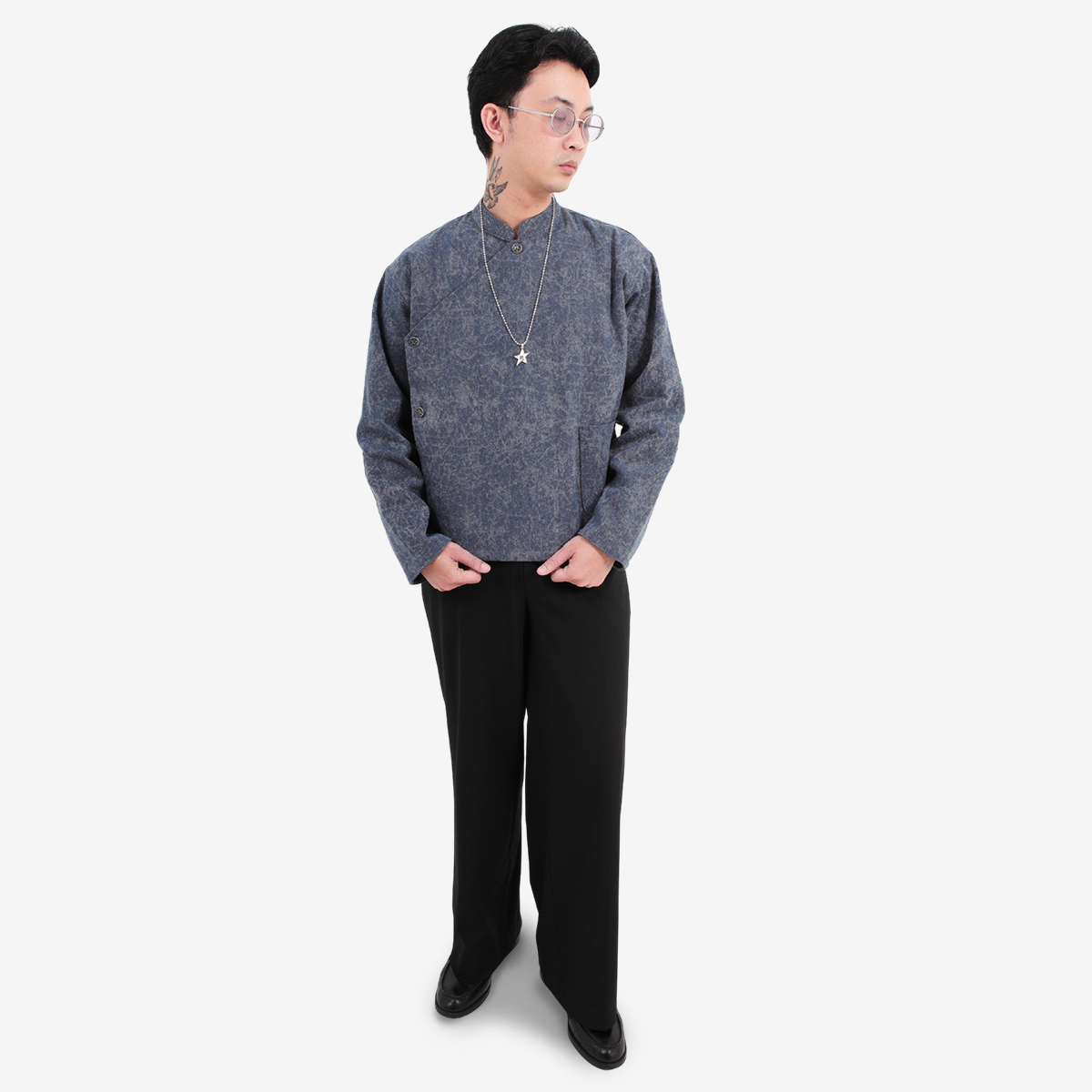 AEVIS FENCING JACKET BLUE