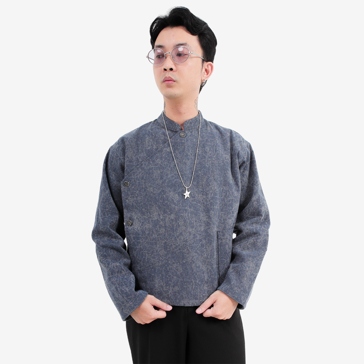 AEVIS FENCING JACKET BLUE
