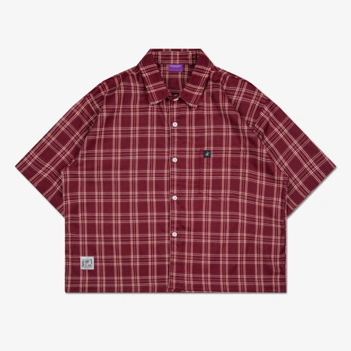 HACKNEY FLANNEL SHIRT BERGUNDY