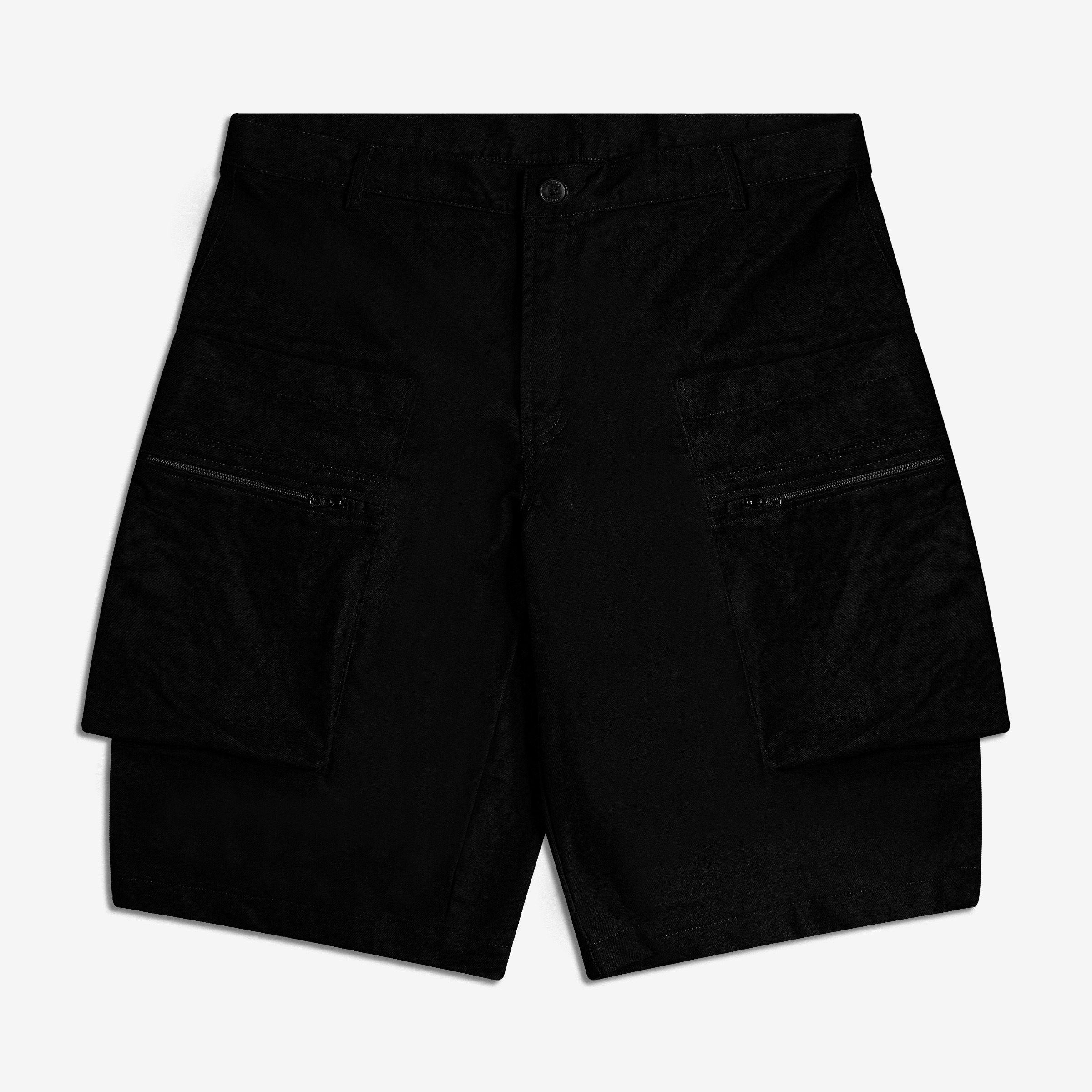 NAMSAM CARGO SHORT BLACK