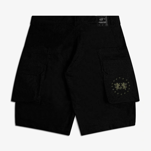 NAMSAM CARGO SHORT BLACK
